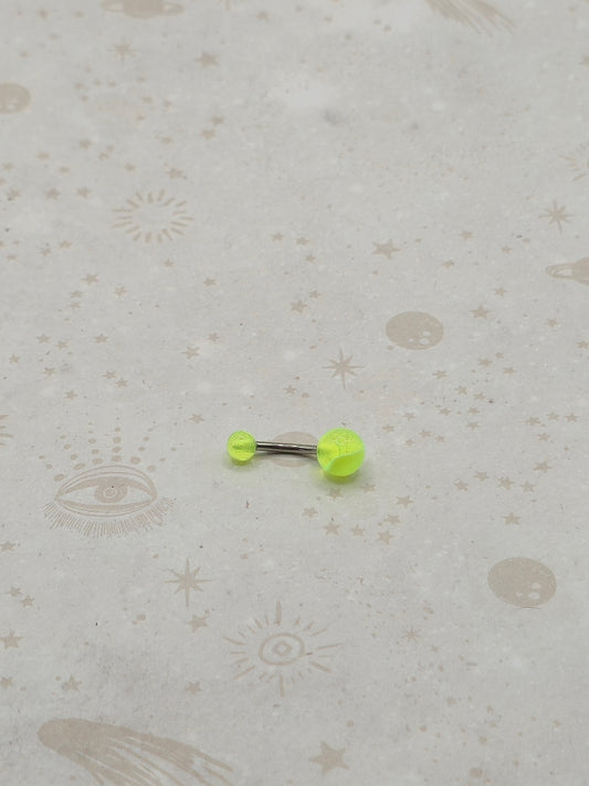 Naval Rings With Acrylic Ball Ends