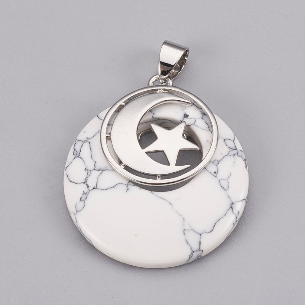 Natural Semi-Precious Stone Pendant Necklace