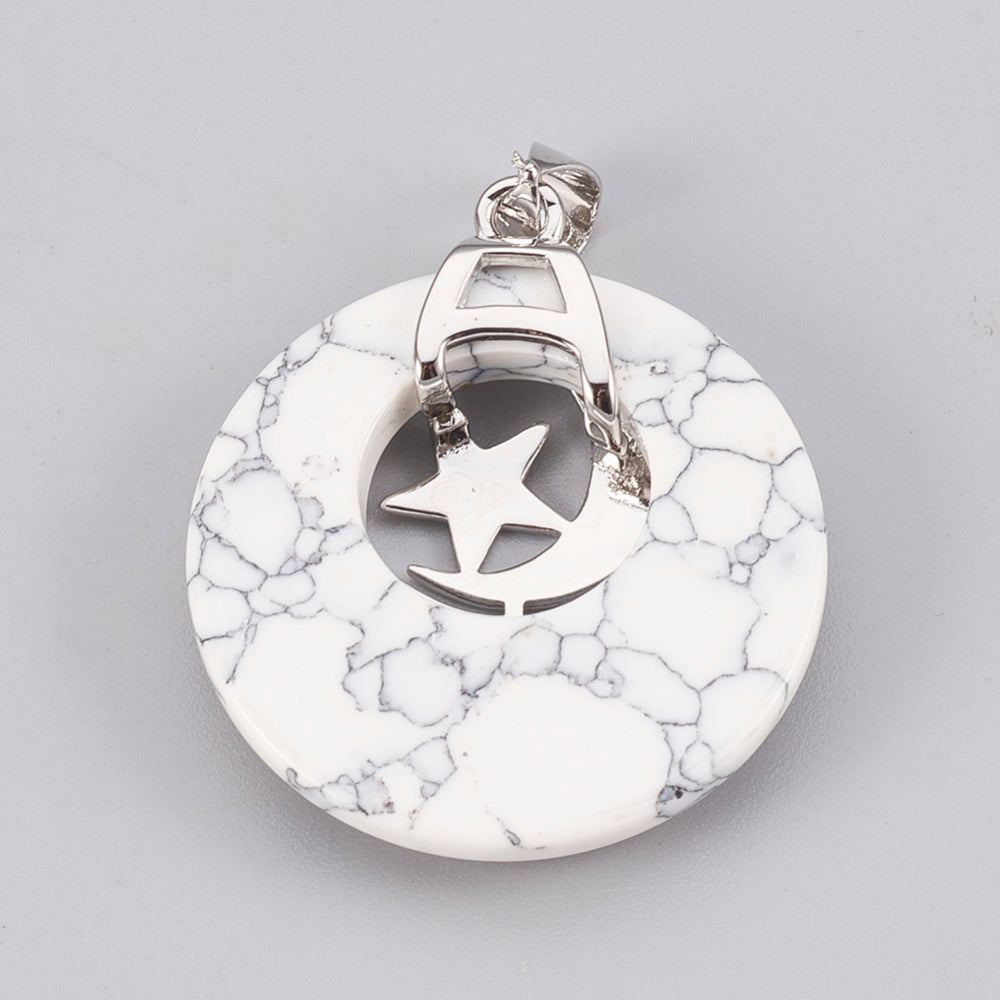 Natural Semi-Precious Stone Pendant Necklace