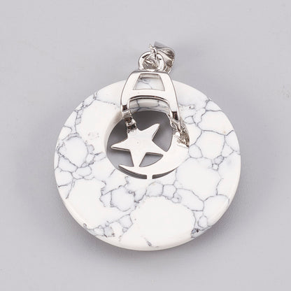 Natural Semi-Precious Stone Pendant Necklace