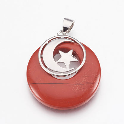 Natural Semi-Precious Stone Pendant Necklace