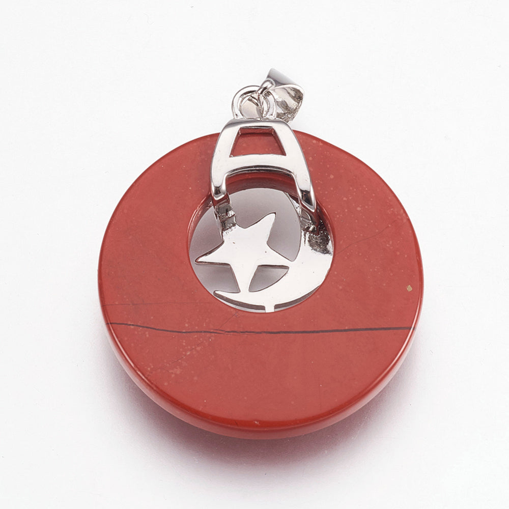 Natural Semi-Precious Stone Pendant Necklace