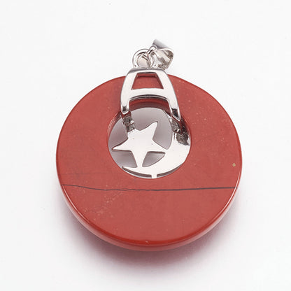 Natural Semi-Precious Stone Pendant Necklace