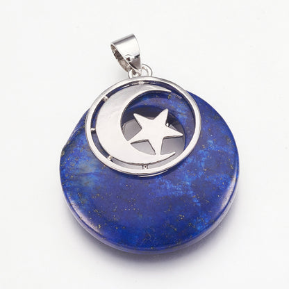 Natural Semi-Precious Stone Pendant Necklace