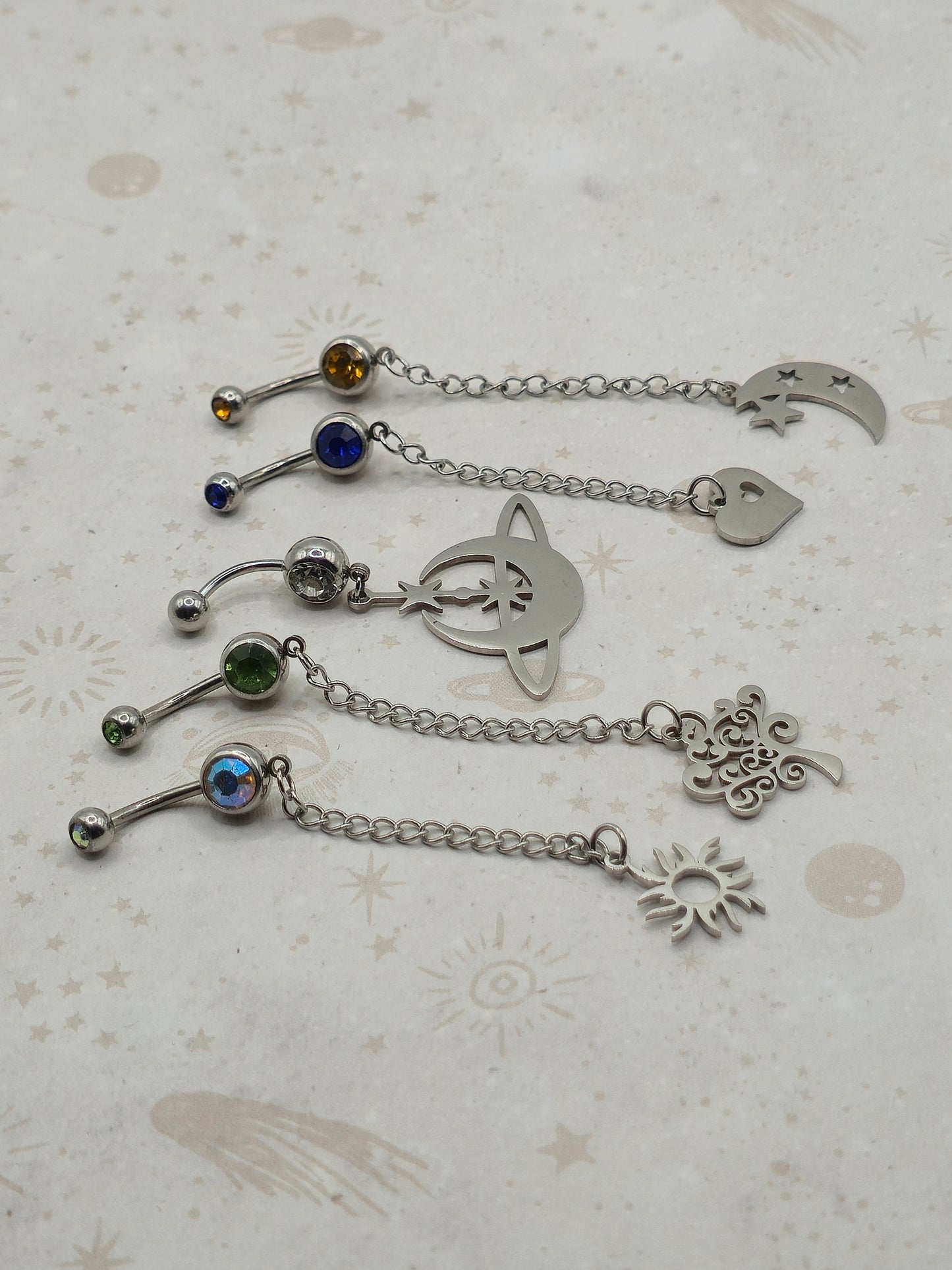 304 Stainless Steel Body Jewellery, Belly Rings