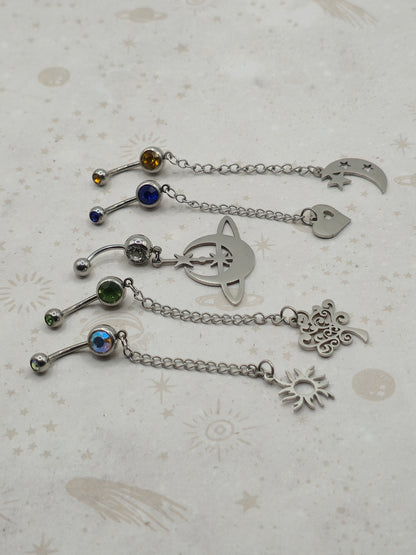 304 Stainless Steel Body Jewellery, Belly Rings